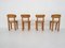 Pinewood Dining Chairs by Rainer Daumiller for Hirtshals Savvaerk, Denmark 1970s, Set of 4 7