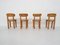 Pinewood Dining Chairs by Rainer Daumiller for Hirtshals Savvaerk, Denmark 1970s, Set of 4, Image 7
