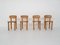 Pinewood Dining Chairs by Rainer Daumiller for Hirtshals Savvaerk, Denmark 1970s, Set of 4, Image 5