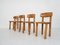 Pinewood Dining Chairs by Rainer Daumiller for Hirtshals Savvaerk, Denmark 1970s, Set of 4, Image 2