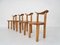 Pinewood Dining Chairs by Rainer Daumiller for Hirtshals Savvaerk, Denmark 1970s, Set of 4 1