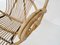Rattan and Metal Lounge Chair by Rohe Noordwolde, The Netherlands, 1950s, Immagine 9