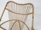 Rattan and Metal Lounge Chair by Rohe Noordwolde, The Netherlands, 1950s, Immagine 8