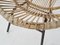 Rattan and Metal Lounge Chair by Rohe Noordwolde, The Netherlands, 1950s, Immagine 6