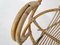 Rattan and Metal Lounge Chair by Rohe Noordwolde, The Netherlands, 1950s, Immagine 3