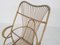 Rattan and Metal Lounge Chair by Rohe Noordwolde, The Netherlands, 1950s 6