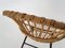 Rattan and Metal Lounge Chair by Rohe Noordwolde, The Netherlands, 1950s, Imagen 4