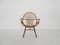 Rattan and Metal Lounge Chair by Rohe Noordwolde, The Netherlands, 1950s, Imagen 1