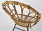 Rattan and Metal Lounge Chair by Rohe Noordwolde, The Netherlands, 1950s, Imagen 9