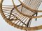 Rattan and Metal Lounge Chair by Rohe Noordwolde, The Netherlands, 1950s 7