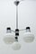 Mid-Century Three Arms Hanging Lamp, 1960s, Imagen 5