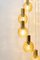 Vintage Hanging Chandelier with Seven Glass Lampshades from Pokrok Žilina, Image 3