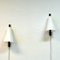 Teak and Acrylic Wall Lamps by Hans-Agne Jakobsson, 1950s, Sweden, Set of 2 3