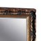 Neoclassical Gold Black Hand Carved Wooden Mirror, Image 5