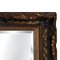 Neoclassical Gold Black Hand Carved Wooden Mirror 3