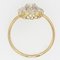 French 19th Century Diamonds 18 Karat Yellow Gold Daisy Ring, Image 8