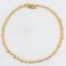 Modern 20 Karat Yellow Gold Crossed Links Bracelet 5