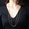 French 19th Century 18 Karat Yellow Gold Long Chain Necklace 2