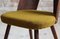 Mid-Century Dining Chairs in Kvadrat Honey-Olive Boucle by A. Šuman, Set of 4, Image 17