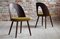 Mid-Century Dining Chairs in Kvadrat Honey-Olive Boucle by A. Šuman, Set of 4 2