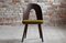 Mid-Century Dining Chairs in Kvadrat Honey-Olive Boucle by A. Šuman, Set of 4, Imagen 5