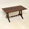 Antique Regency Style Flame Mahogany Coffee Table, Image 1