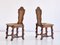 Dining Chairs in Oak and Rush Attributed to Victor Courtray, 1950s, Set of 6, Image 4