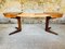 Mid-Century Scandinavian Style Extendable Dining Table with 2 Leaves by Maison Ducau, 1970s, Image 13