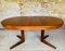 Mid-Century Scandinavian Style Extendable Dining Table with 2 Leaves by Maison Ducau, 1970s 1
