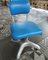 Industrial Blue Swivel Tanker Desk Chair by Gio Ponti for GoodForm, Image 3