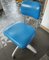 Industrial Blue Swivel Tanker Desk Chair by Gio Ponti for GoodForm, Image 1