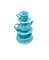 Blue Stacked Teacup Vase, Italy, 1980s, Immagine 9