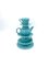 Blue Stacked Teacup Vase, Italy, 1980s 8