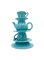 Blue Stacked Teacup Vase, Italy, 1980s, Imagen 5