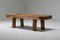 Rustic Wabi Sabi Style Modern Oak Bench or Coffee Table, Image 2