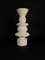 White Totem or Candle Holder in Lacquered Wood, 1980s 6