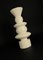 White Totem or Candle Holder in Lacquered Wood, 1980s, Immagine 2
