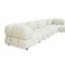 Camaleonda White Boucle Fabric Modular Sofa Set by Mario Bellini for B&B Italia, Set of 7, Image 8