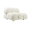 Camaleonda White Boucle Fabric Modular Sofa Set by Mario Bellini for B&B Italia, Set of 5 5