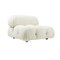 Camaleonda White Boucle Fabric Modular Sofa Set by Mario Bellini for B&B Italia, Set of 7, Image 5