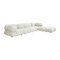 Set di divani modulari Camaleonda in tessuto bouclé bianco di Mario Bellini per B&B Italia, set di 7, Immagine 4