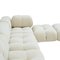 Camaleonda White Boucle Fabric Modular Sofa Set by Mario Bellini for B&B Italia, Set of 5 9