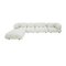 Camaleonda White Boucle Fabric Modular Sofa Set by Mario Bellini for B&B Italia, Set of 7, Image 2