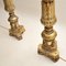 Antique Italian Silver Gilt Floor Lamps, Set of 2 9