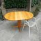 French Extendable Round Table, 1970s 5