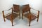 Safari Lounge Chairs, 1940s, Set of 2 1