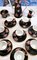 Vintage French Sevres-Vincennes Porcelain Coffee Service, Set of 19 5