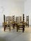Wood & Straw Chairs by Charles Dudouyt, France, 1950s, Set of 8, Image 7