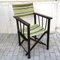 Vintage Directors Chair with New Coating, Italy, 1950s, Image 1