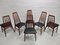 Teak Evby Dining Chairs by Niels Kofoed, Set of 6, Image 9